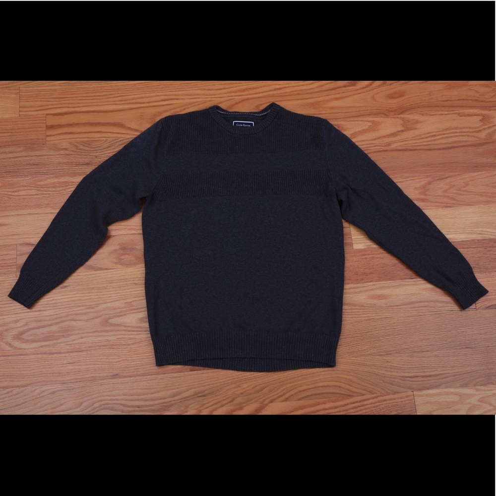 Club Room Sweater Gray